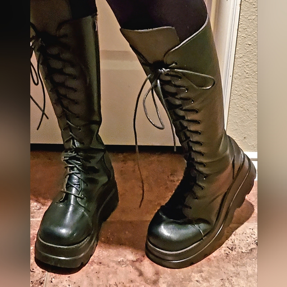 Black Chunky Boots